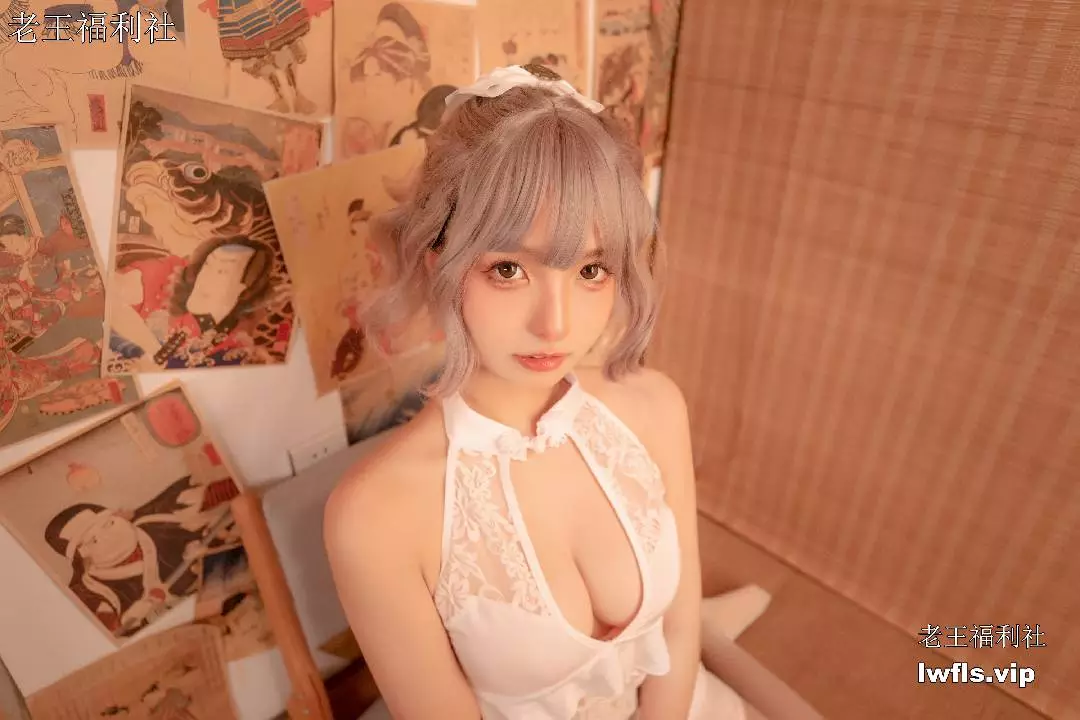 神楽坂真冬NO.001-白旗袍 [75P]